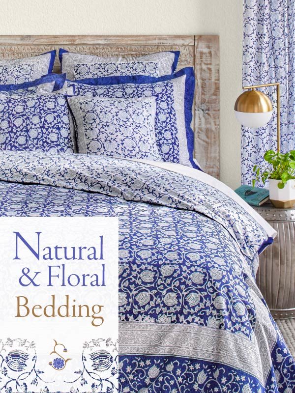 Vintage Inspired Floral Blanket / Purple Tulips, Best Stylish Bedding