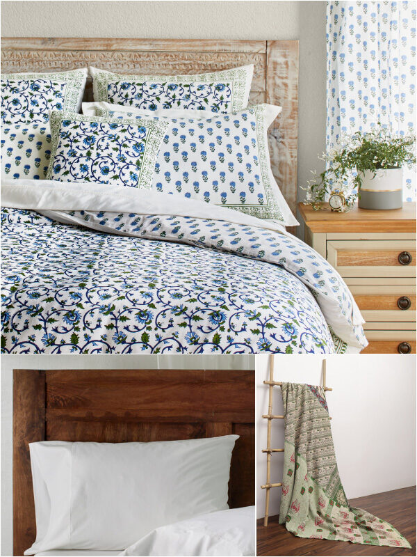 Sweet Floral Bedding Set / Blue, Best Stylish Bedding