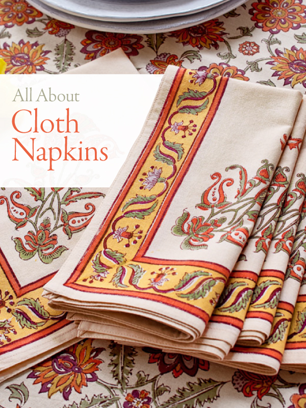 Ways You Can Use Your Cloth Napkins - Linda Cabot Design