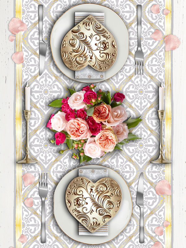 3 Beautifully Boho Valentine Table Runners & Decorations