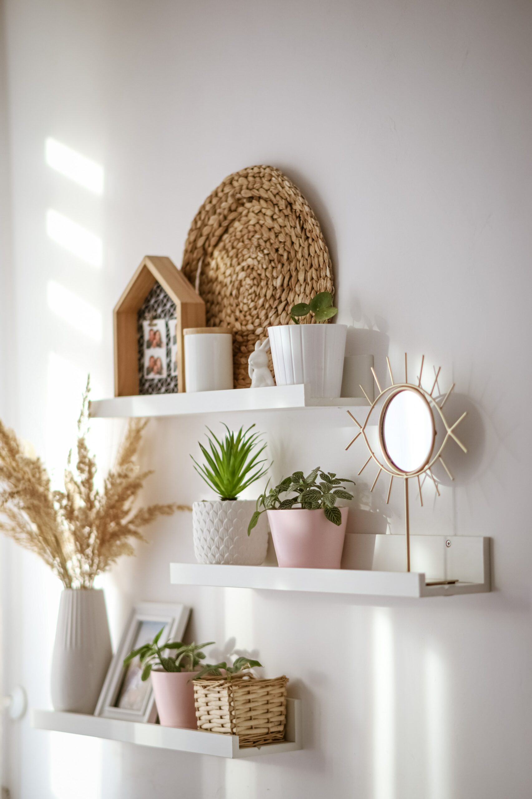 Rustic Wall Shelf Decor