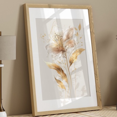 Photograph of fall floral print to demonstrate what goes well with floral prints