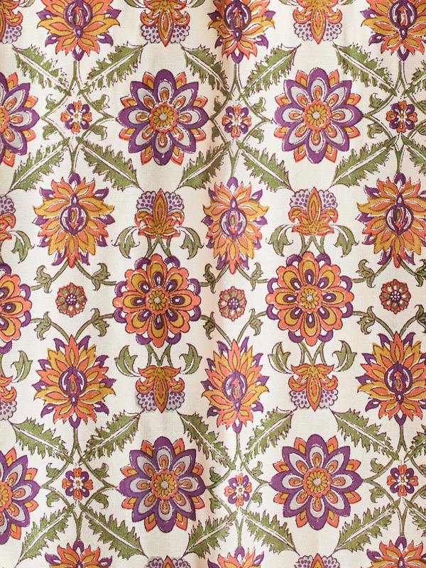 Orange Blossom Florals Fabric by the Yard. Quilting Cotton, Organic Knit,  Jersey or Minky. Watercolor Floral, Botanical, Flowers -  Canada