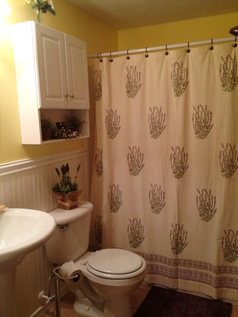 White Shower Curtains, French Shower Curtains, Provence Shower